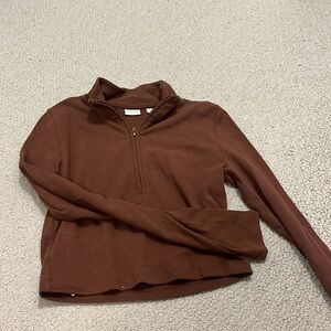 Sunday Best Monarch Crop Shirt